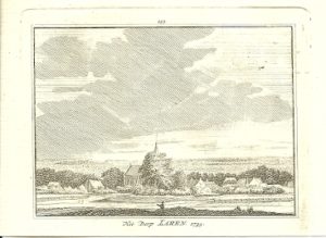 [LAREN]. -  Het Dorp Laren. 1739. HAEN, Abr. de & Hendrik SPILMAN