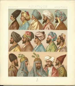 Asiatic - Asiatique - Asiatisch. Chromolithograph plate by Percy. ASIA
