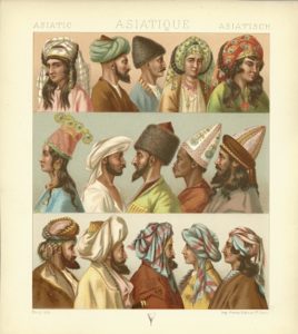 Asiatic - Asiatique - Asiatisch. Chromolithograph plate by Percy. ASIA