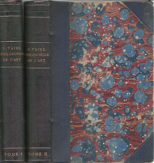Philosophie de l'Art. Onzième Édition. [Two volumes]. TAINE, H.