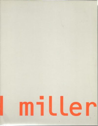 Gerold Miller. [With signed letter]. MILLER, Gerold