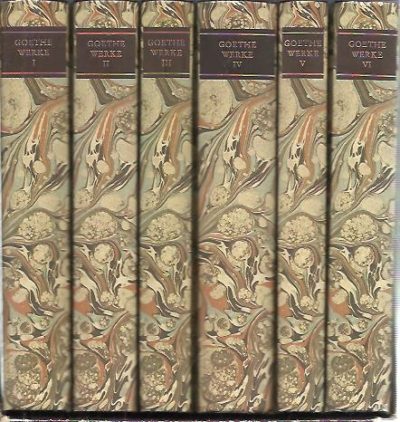 Werke. [Vierte Auflage] - [6 volumes]. GOETHE, Johann Wolfgang