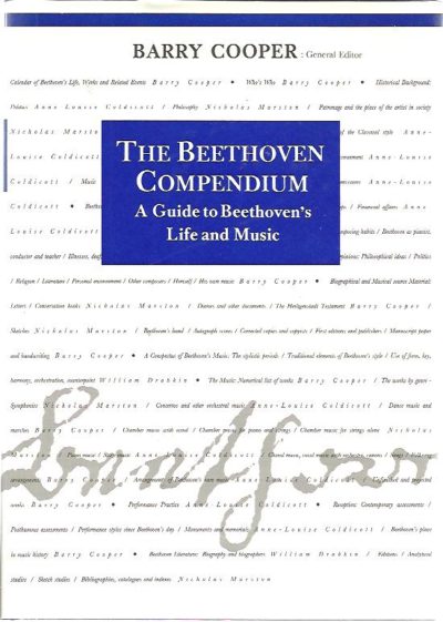 The Beethoven Compendium. A Guide to Beethoven's Life and Music. COOPER, Barry [Ed.]