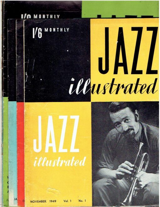 Jazz illustrated - Vol. I - No. 1 + 2 + 3 + 7 + 8 [5 issues]. JAZZ - Herbert WILCOX [Ed.]