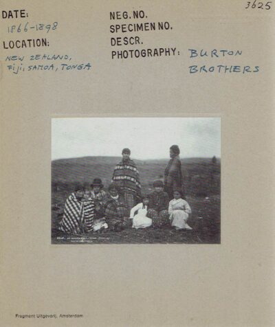 Burton Brothers - Fotografen in Nieuw-Zeeland, 1866-1898 / Photographers in New Zealand, 1866-1898. FABER, Paul et al