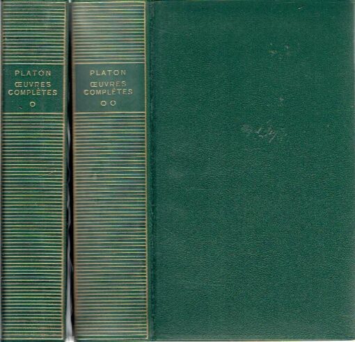 Platon - Oeuvres complètes I + II. - [2 volume set] - Bibliothèque de la Pléiade. PLATO