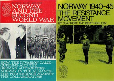 Norway and the Second Wold War. + Norway 1940-1945: The Resistance Movement. Third edition. ANDENAES, Johs., O. RISTE & M. SKODVIN + Olav RISTE & Berit NÖKLEBY