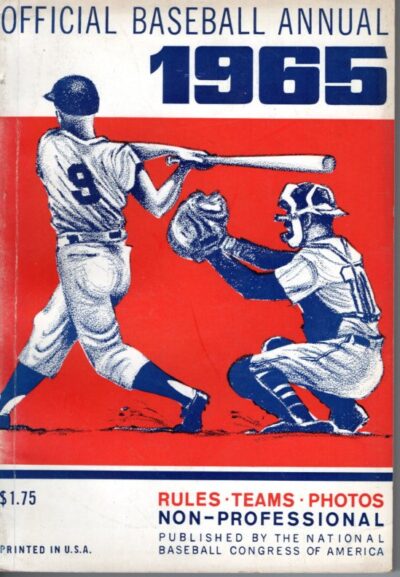 Official Baseball Annual 1965. Rules-Teams-Photos. Non-Professional.