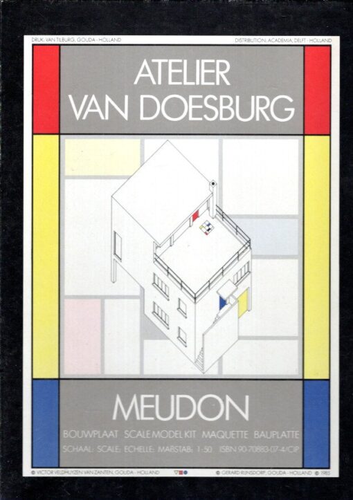 Atelier van Doesburg - Meudon - Bouwplaat - Scale Model Kit - Maquette - Bauplatte. DOESBURG, Theo van