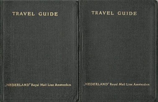 Travel Guide of the ''Nederland" Royal Mail Line Amsterdam. - [Two volumes] ROYAL MAIL AMSTERDAM - S.M.N.