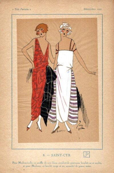 Très Parisien... La Mode - Le Chic - L'élégance - Deuxième Année - Numéro 10 - Décembre 1921. JOUMARD, G.-P.