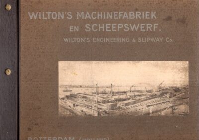 Wilton's Machinefabriek en Scheepswerf. Wilton's Engineering & Slipway Co. Rotterdam (Holland). WILTON