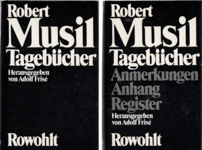 Tagebücher + Anmerkungen - Anhang - Register. - [Neu durchgesehene und ergänzte Auflage]. MUSIL, Robert - Adolf FRISÉ [Hrsg.]